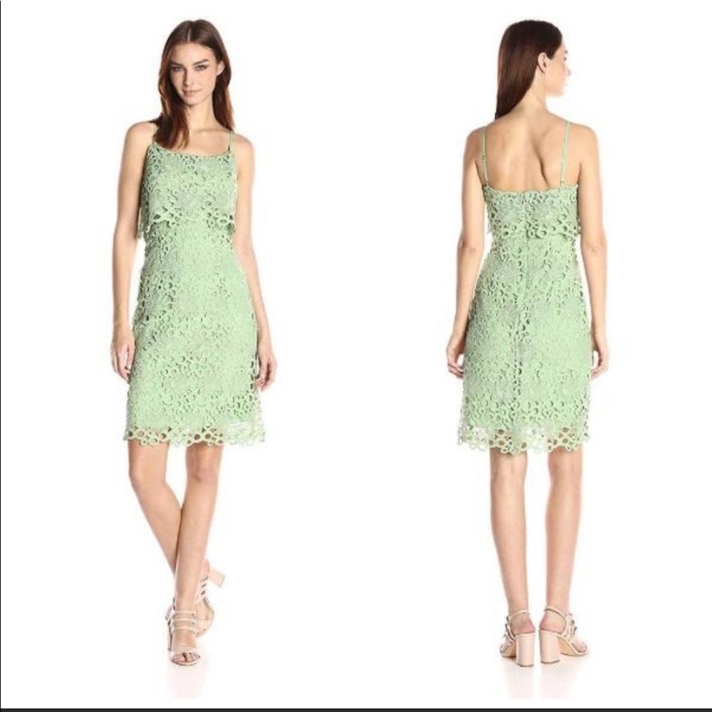 Nanette Lepore Strappy Crochet Dress